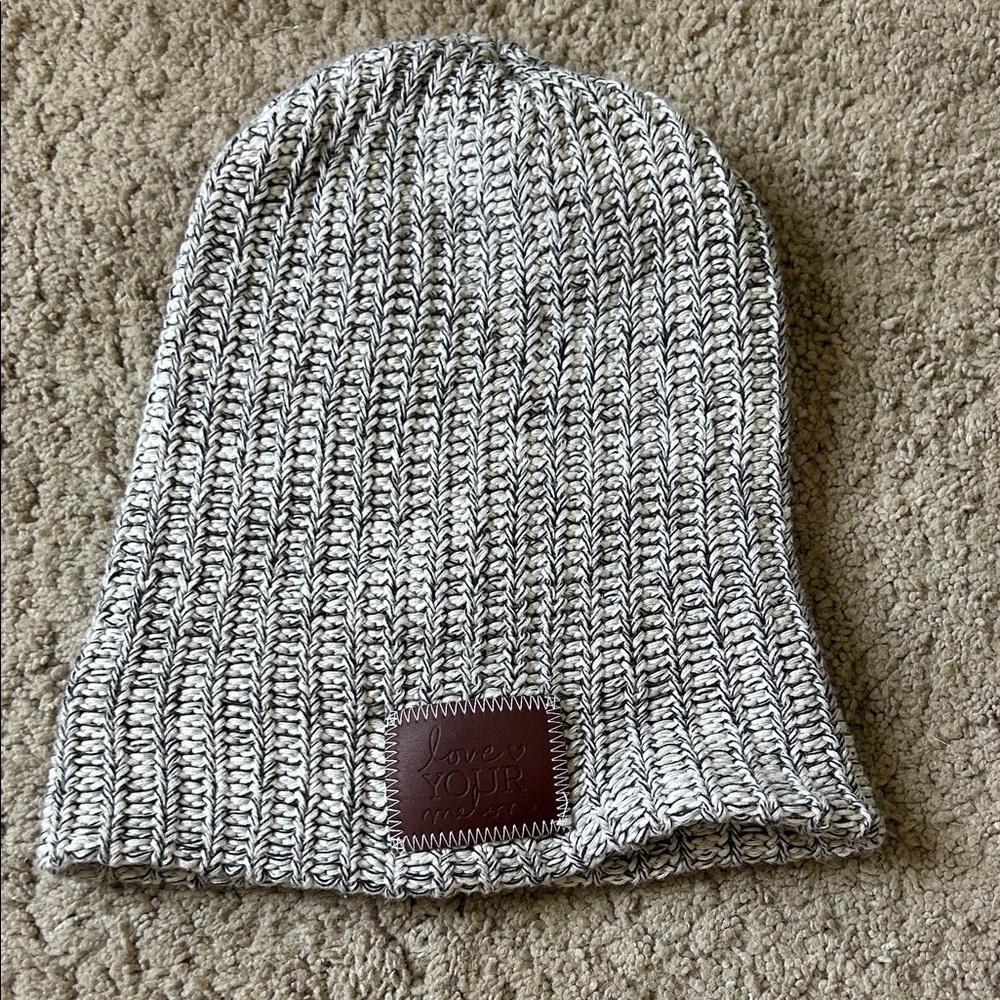 Gray Knit Beanie